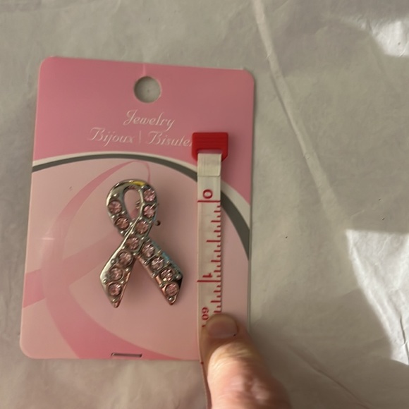 Breast Cancer Ribbon Pin - Picture 5 of 5